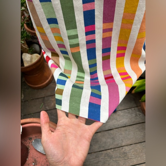 Ronni Nicole dress Size 10. Linen/rayon blend  2 side pockets. EUC - Picture 6 of 11